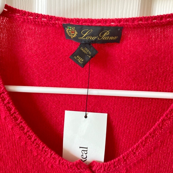 Loro Piana Cashmere Scoop Neck Sweater with TRR tag Size: M | US6, IT42 - Picture 7 of 7